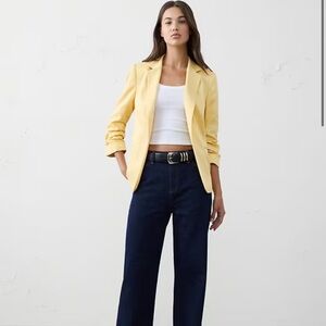 Banana Republic Yellow Blazer
